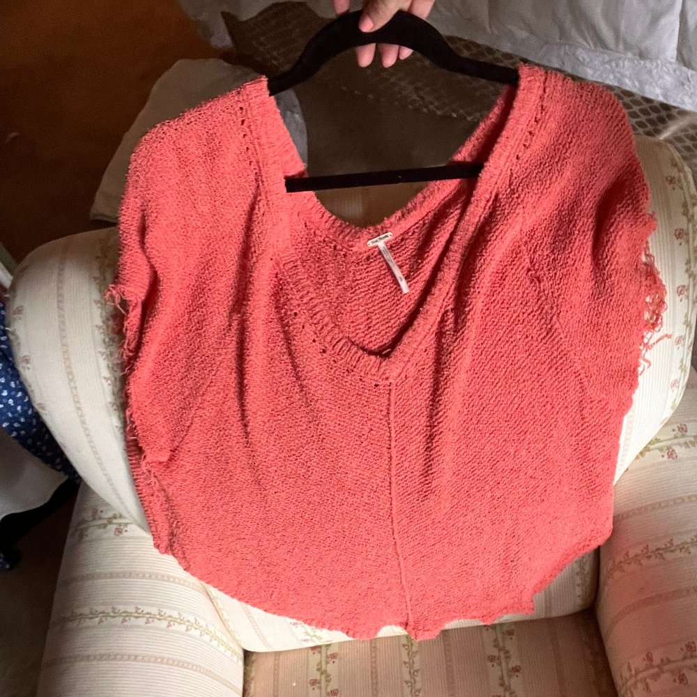 Free People Deep V-neck Sweater